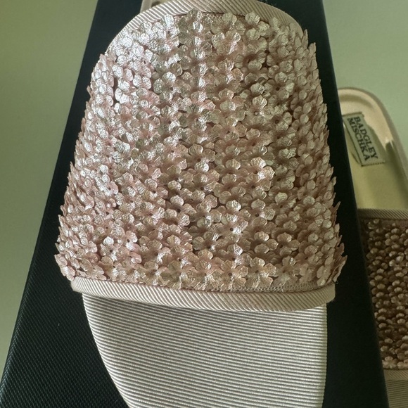 Bagley Mischka Gita Soft Blush Sequin Sandals Size 8.5 NEW - Picture 5 of 5
